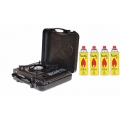 Plynový vařič+4ks plynové kartuše RSONIC