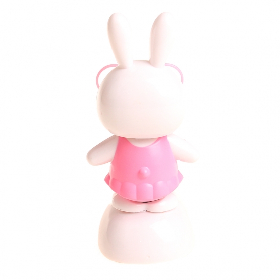 Solární tančící dekorace zajíček s brýlemi