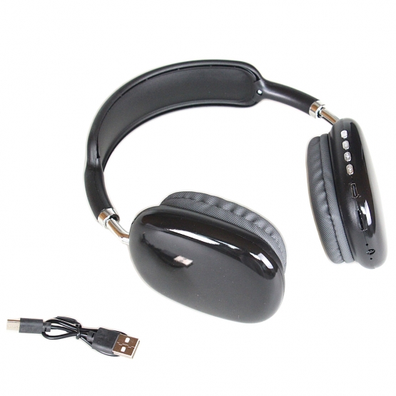 Bezdrátová sluchátka P9 černá