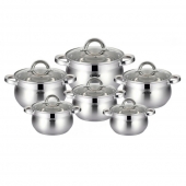 12-dílná sada hrnců z nerezové oceli var.3