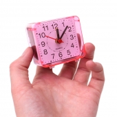Mini budík červený