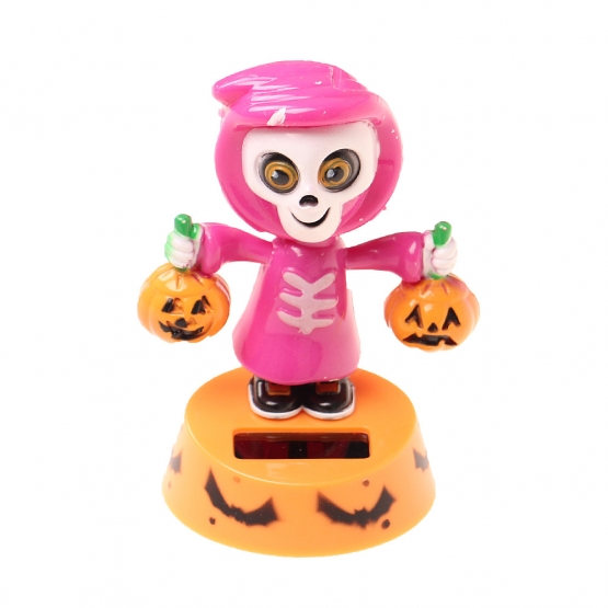 Solární tančící dekorace halloweenský kostlivec