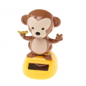 Solární tančící dekorace opička s banánem