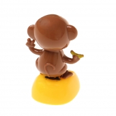 Solární tančící dekorace opička s banánem