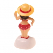 Solární tančící dekorace plážová paní