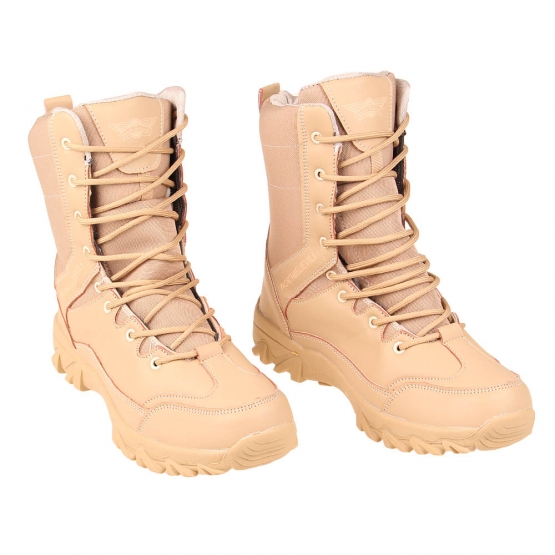 Boty vysoké NORTHBELIEVIL béžové vel.43