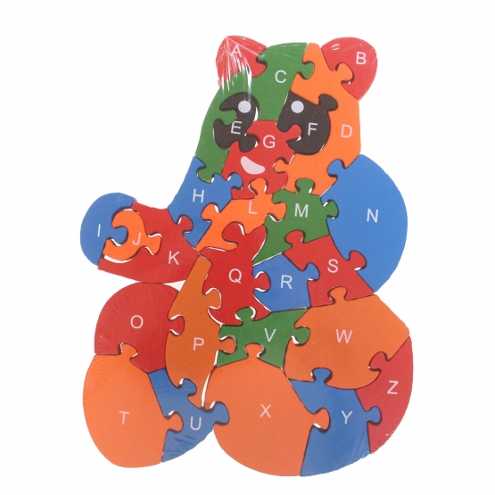 Vzdělávací dřevěné puzzle koala var.2