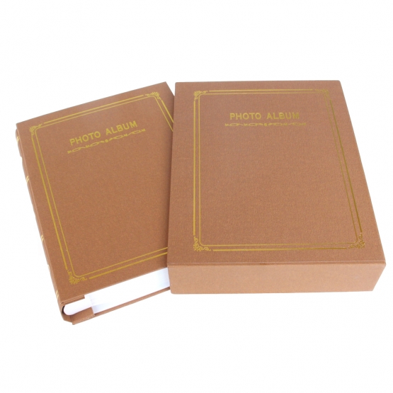  Fotoalbum na 200 fotografií hnědé typ E