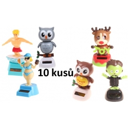 Solární tančící dekorace mix 10ks