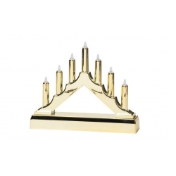 Vánoční svícen zlatý