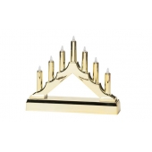 Vánoční svícen zlatý