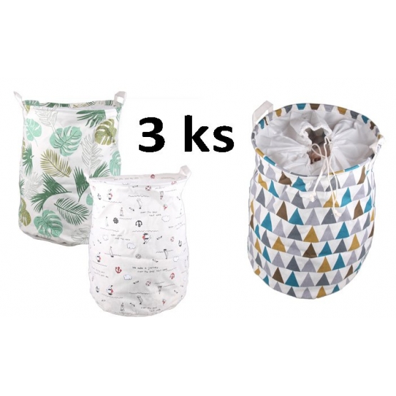 Koše na prádlo mix 3ks