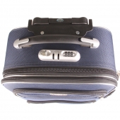 Sada 3 látkových kufrů modrá 2