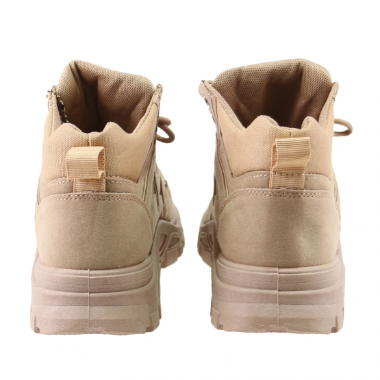 Boty kotníčkové FASHION khaki vel.43