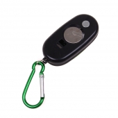 Kapesní led světlo s karabinou zelené