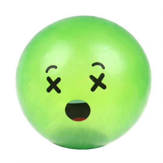 Gumový míč smajlík mix