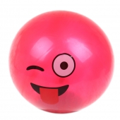 Gumový míč smajlík mix