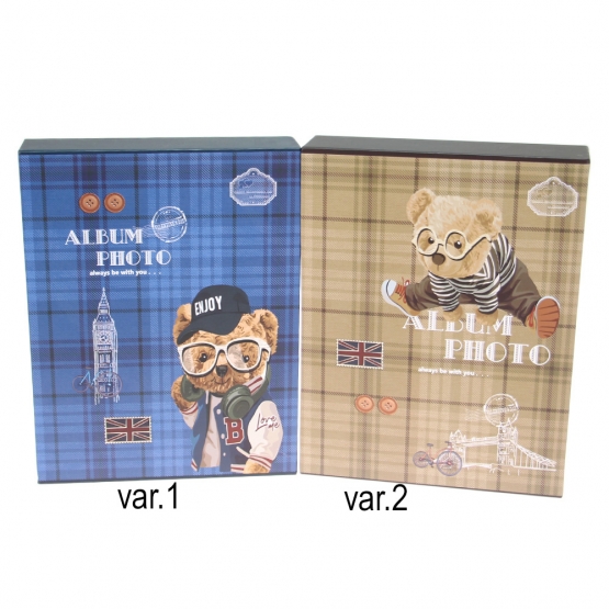 Fotoalbum medvídek s brýlemi na 200 fotografií