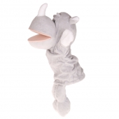 Plyšový maňásek s nohama na ruku nosorožec
