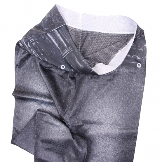 Stahovací džínové legíny černé XL