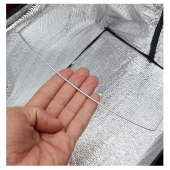 Termo skládací nákupní košík s víkem černý 