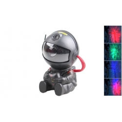 LED projektor noční obloha astronaut černý