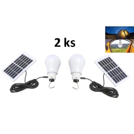 Sada 2 kusů solárních žárovek 20 W