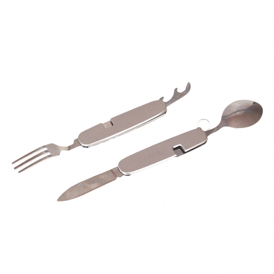 Rozkládací multifunkční kempingový příbor B-SQUL