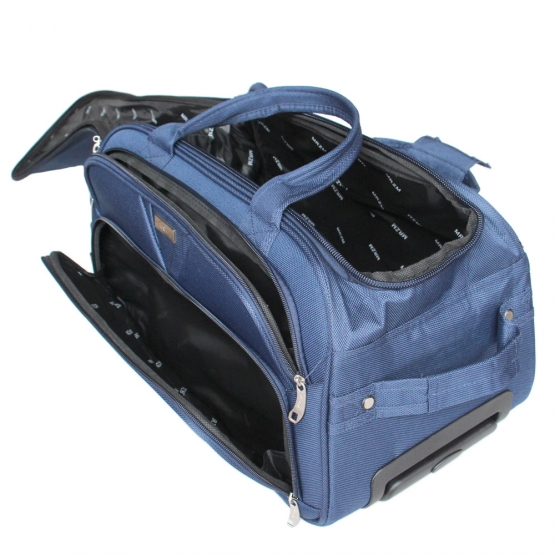 Cestovní taška na kolečkách MRZM modrá malá