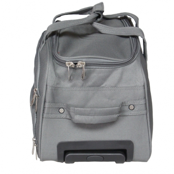 Cestovní taška na kolečkách MRZM šedá střední