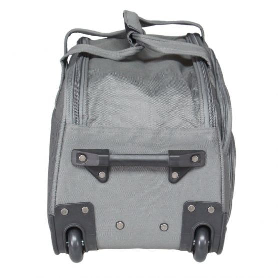 Cestovní taška na kolečkách MRZM šedá malá