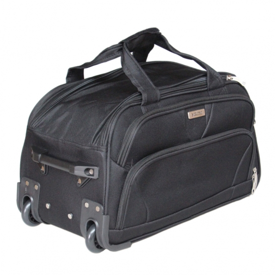 Cestovní taška na kolečkách MRZM černá střední