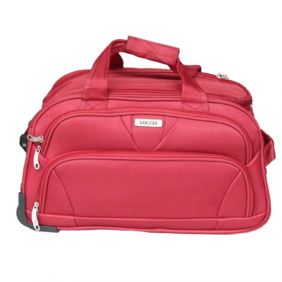 Cestovní taška na kolečkách MRZM červená střední