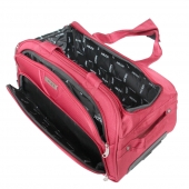 Cestovní taška na kolečkách MRZM červená střední