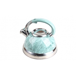 Kovová konvice 3l tyrkysový mramor