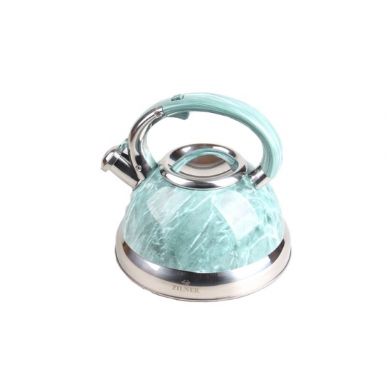 Kovová konvice 3l tyrkysový mramor