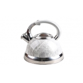 Kovová konvice 3l šedý mramor