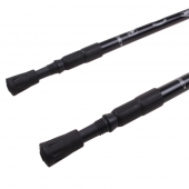 Trekingové hole s odpružením (2ks) černé