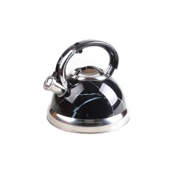 Kovová konvice 3l černý mramor