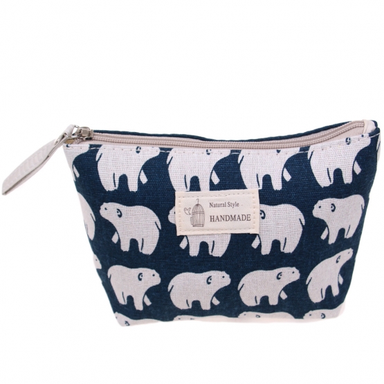 Kosmetická taška Handmade lední medvědi
