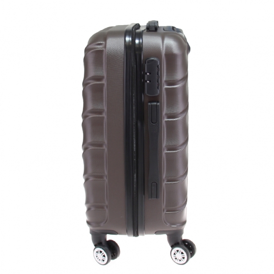 Sada 3 kufrů skořepinových LA3 hnědá