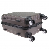 Sada 3 kufrů skořepinových LA3 hnědá