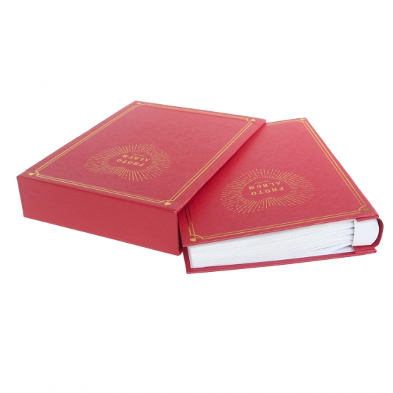  Fotoalbum na 200 fotografií červené