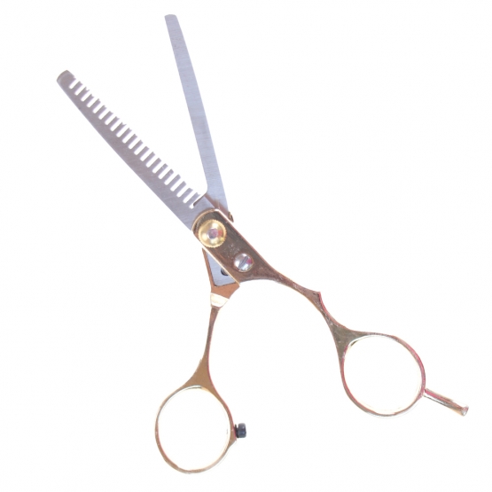 Kadeřnické nůžky zlaté