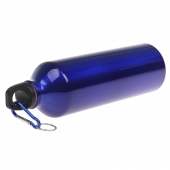 Lahev na vodu s karabinou modrá