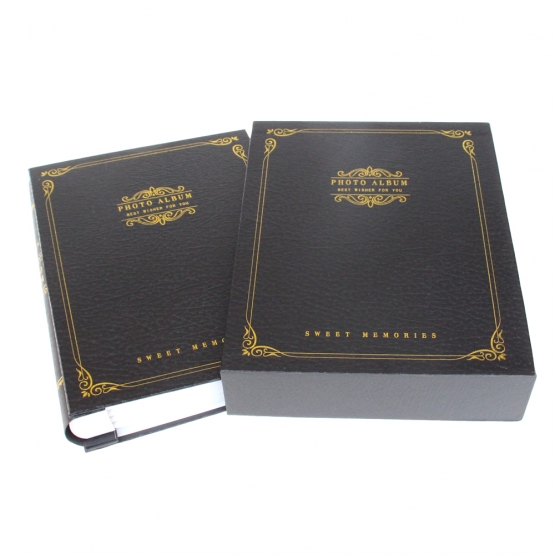  Fotoalbum na 200 fotografií černé typ D