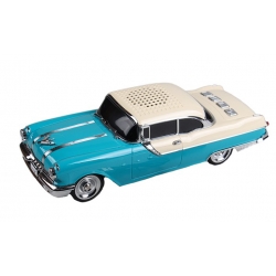 Reproduktor retro auto tyrkysové