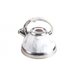 Kovová konvice 3l bílý mramor