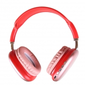 Bezdrátová sluchátka P9 červená