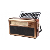 Přenosné 3pásmové solární rádio X-BASS žluté